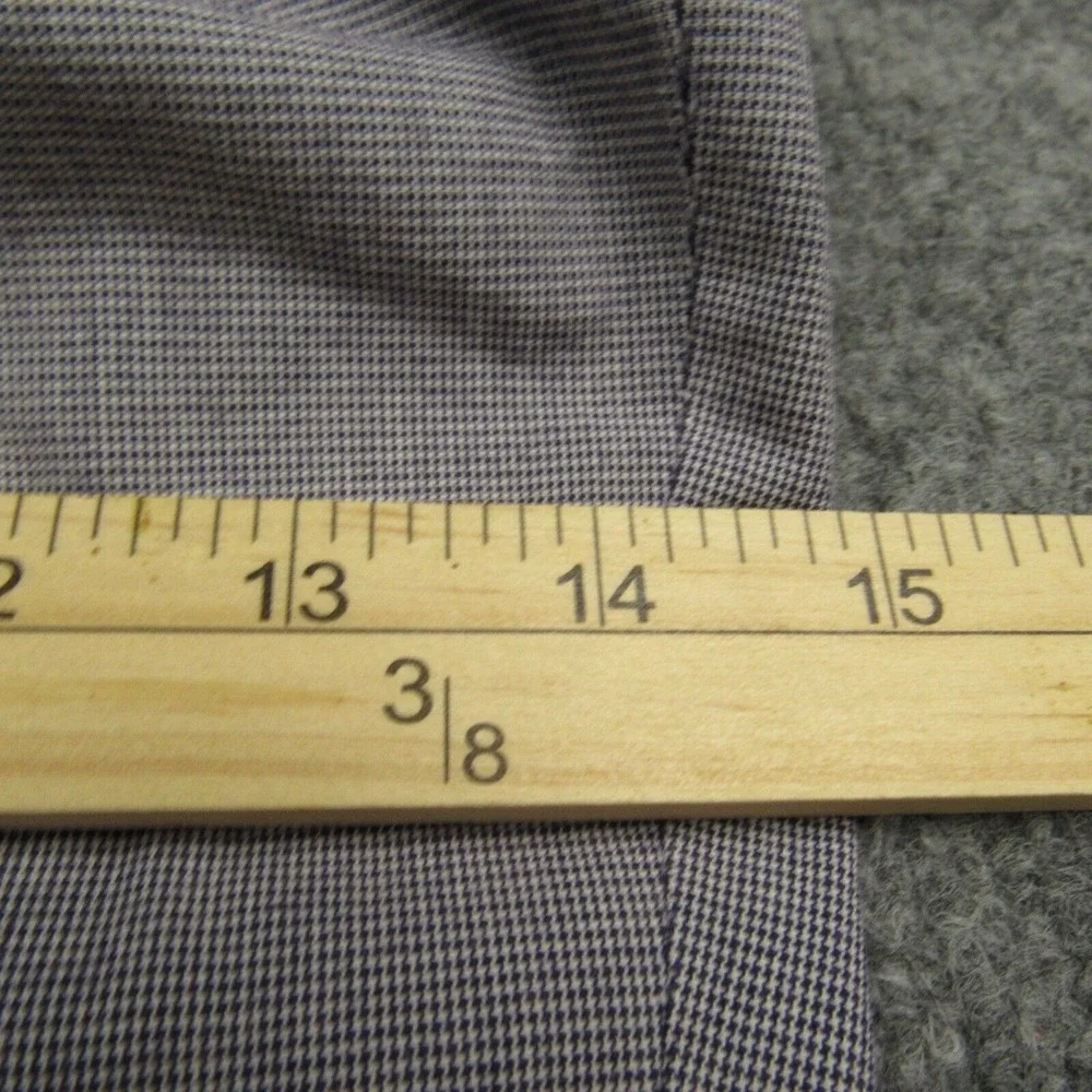 Vintage Cross Creek Pants Men 37x28 Cuffed Micro Houndstooth Pleated Made in USA